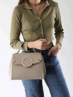 Sac porté main Ginkgo cuir NATHAN BAUME
