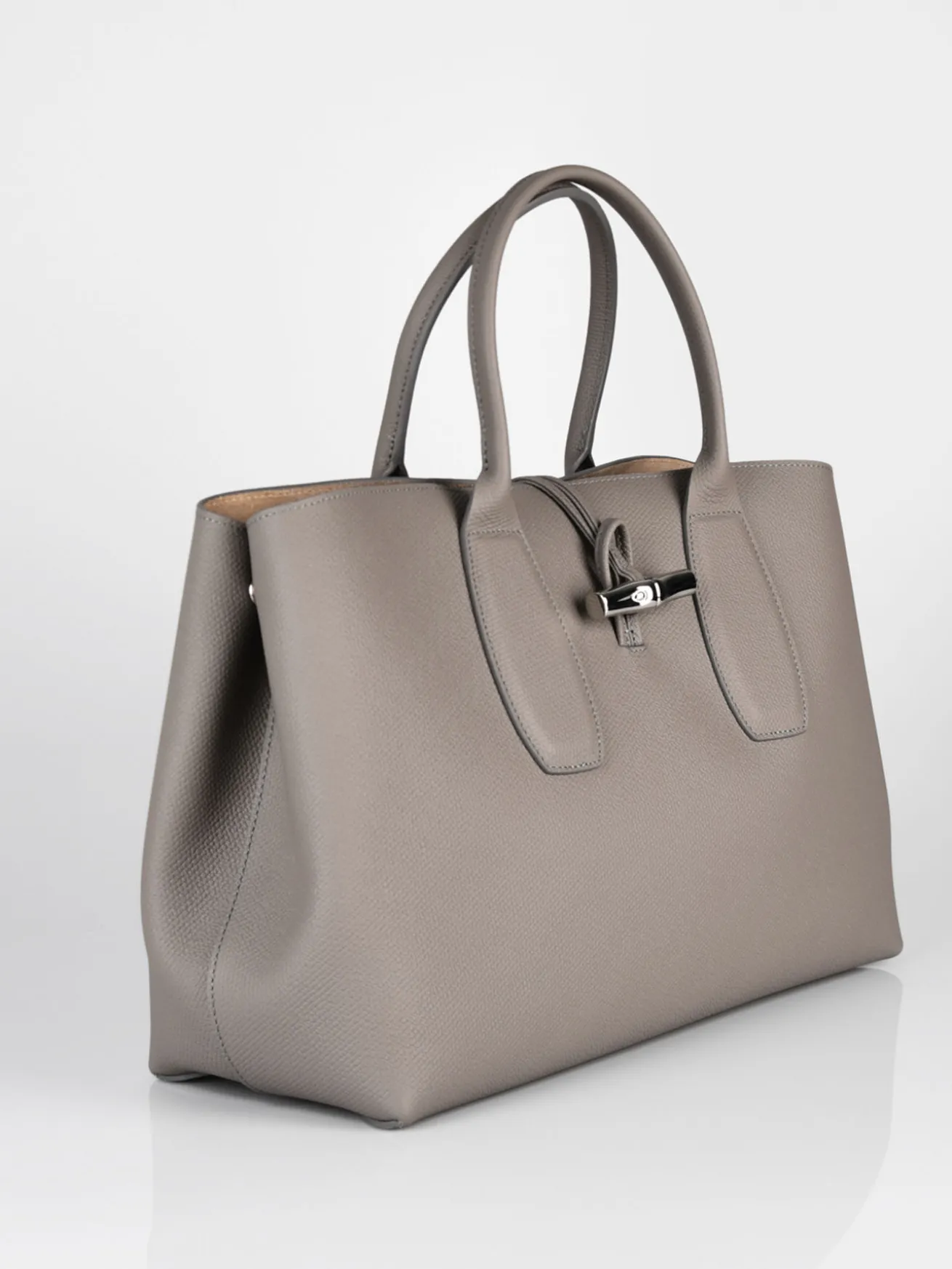 Sac porté main L Roseau cuir LONGCHAMP