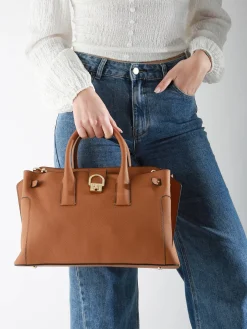 Sac porté main M Equestre cuir ETRIER