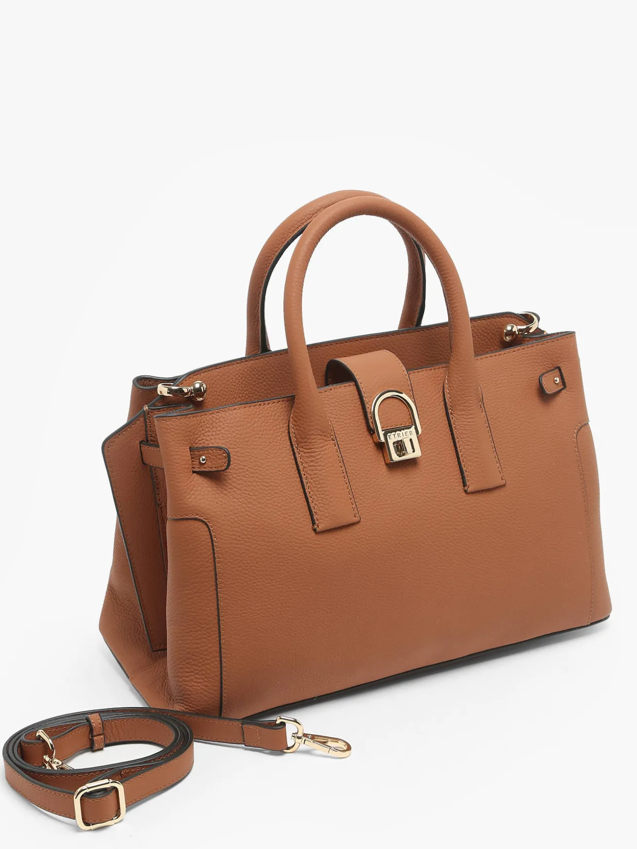 Sac porté main M Equestre cuir ETRIER