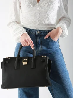 Sac porté main M Equestre cuir ETRIER