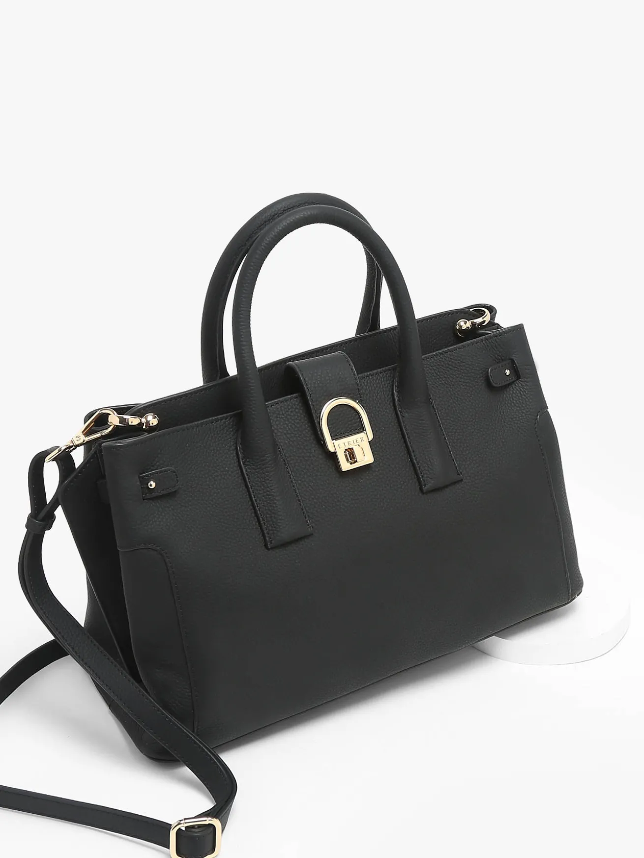 Sac porté main M Equestre cuir ETRIER