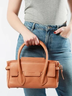 Sac porté main Madeleine S Art Déco cuir PAUL MARIUS