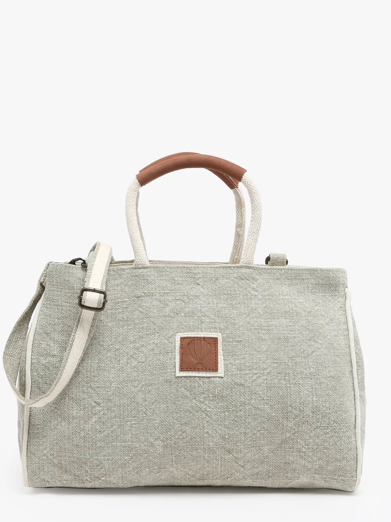 Sac porté main Naturel LE VOYAGE EN PANIER