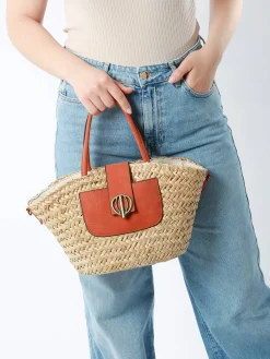 Sac porté main Panier papier LE VOYAGE EN PANIER