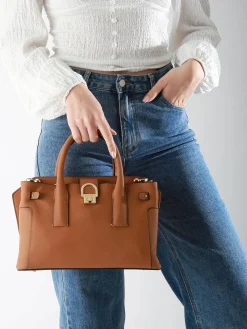 Sac porté main S Equestre cuir ETRIER