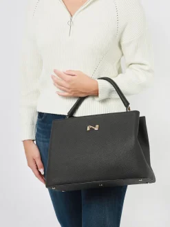 Sac porté main Violet cuir NATHAN BAUME