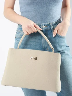Sac porté main Violet cuir NATHAN BAUME