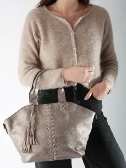 Sac porté main Winter pompon MINIPRIX