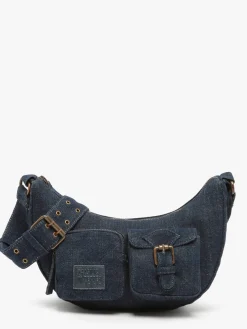 sac porté épaule Cargo denim coton BASILIC PEPPER