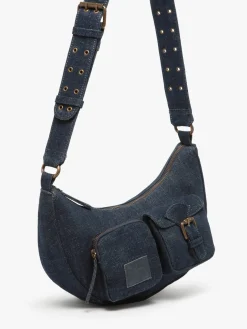sac porté épaule Cargo denim coton BASILIC PEPPER