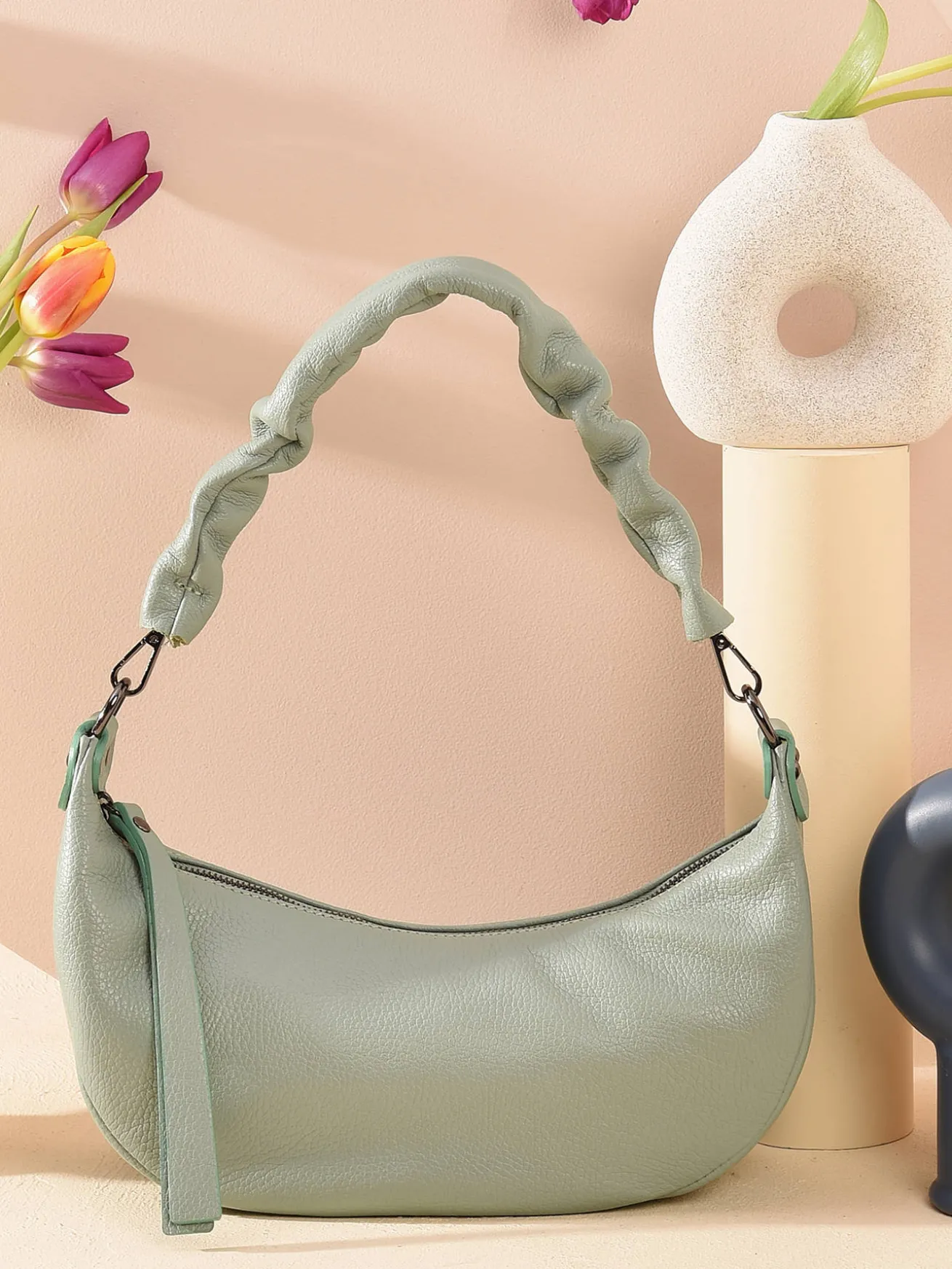 Sac porté épaule Caviar cuir MILANO