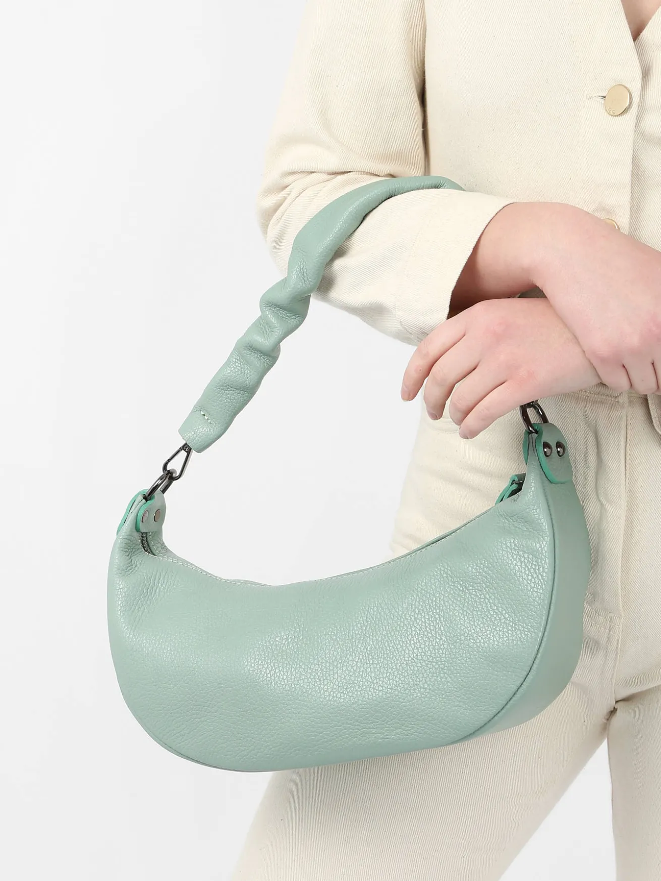 Sac porté épaule Caviar cuir MILANO