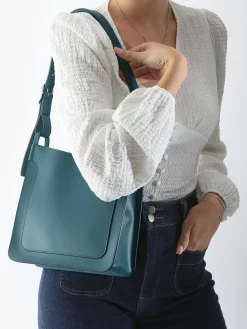 Sac porté épaule Le Foulonné Box cuir LONGCHAMP