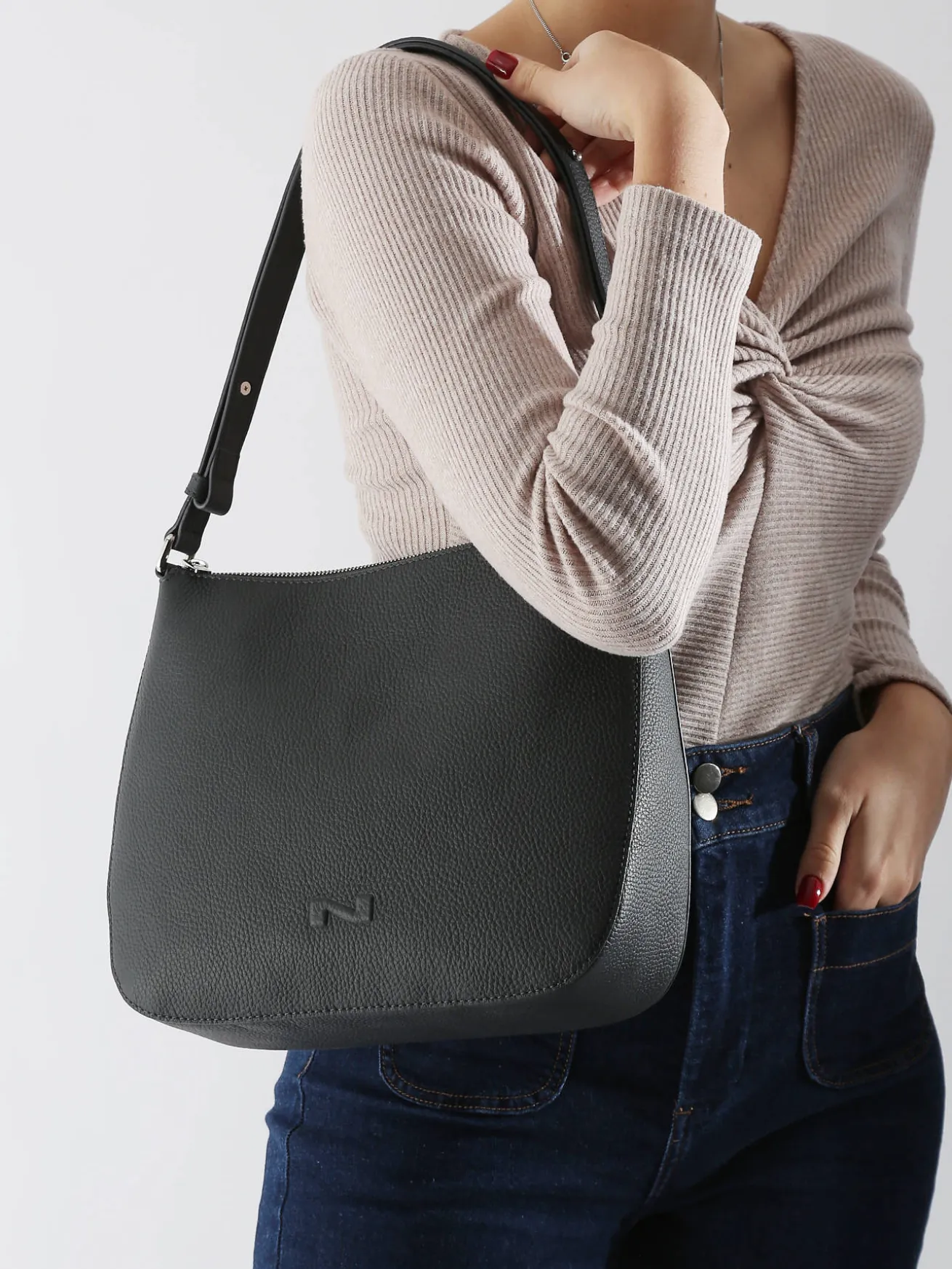 Sac porté épaule Lou cuir NATHAN BAUME
