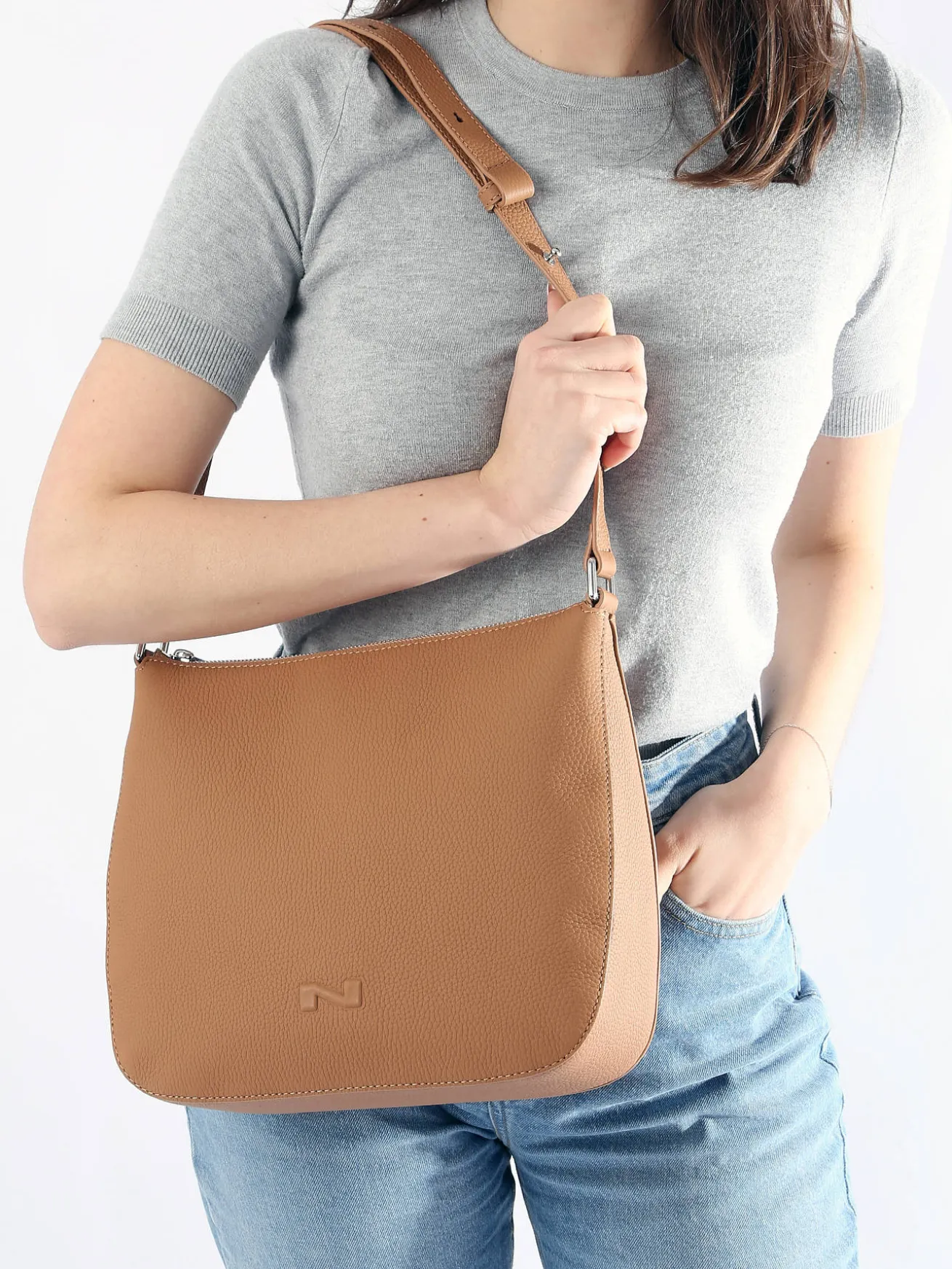Sac porté épaule Lou cuir NATHAN BAUME