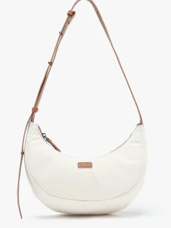 Sac porté épaule M Sosoomao coton et cuir ETRIER
