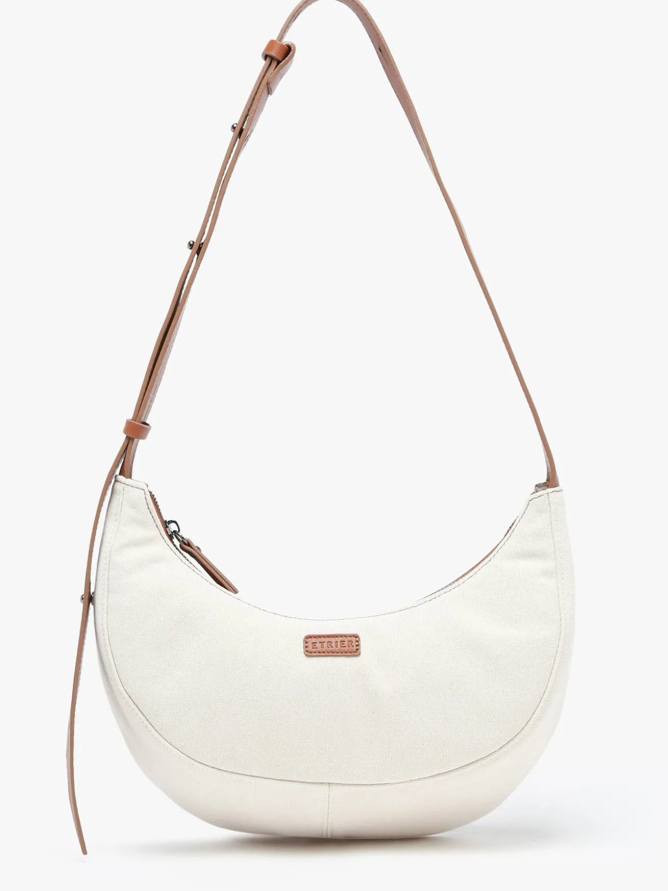 Sac porté épaule M Sosoomao coton et cuir ETRIER