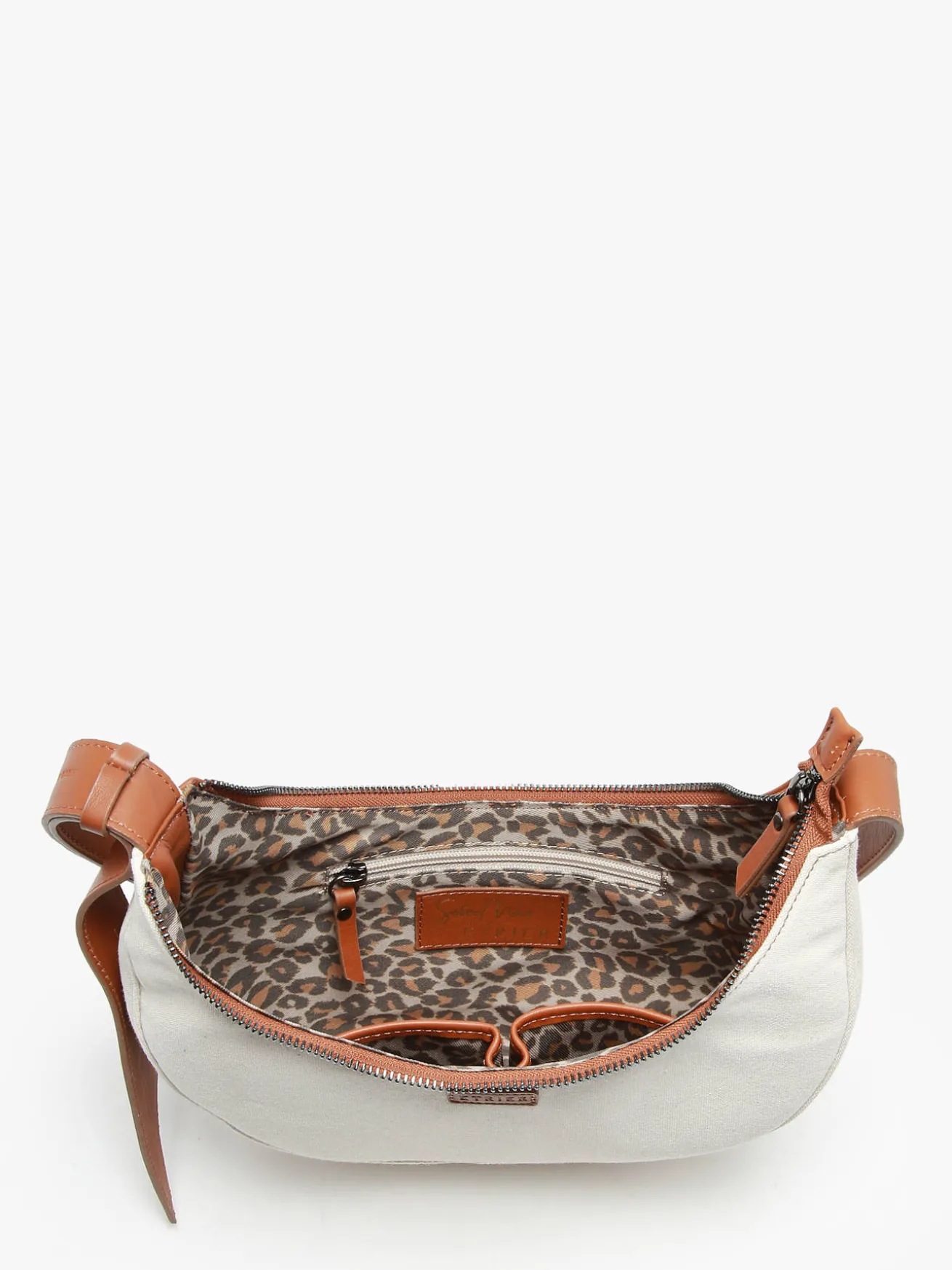 Sac porté épaule M Sosoomao coton et cuir ETRIER