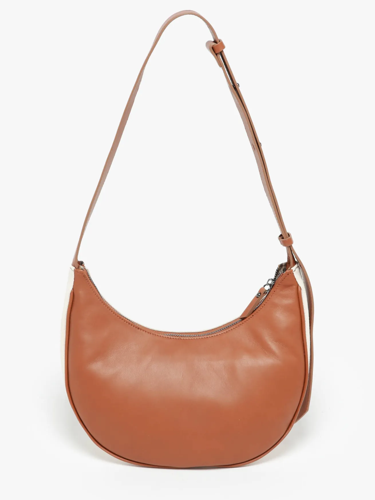 Sac porté épaule M Sosoomao coton et cuir ETRIER