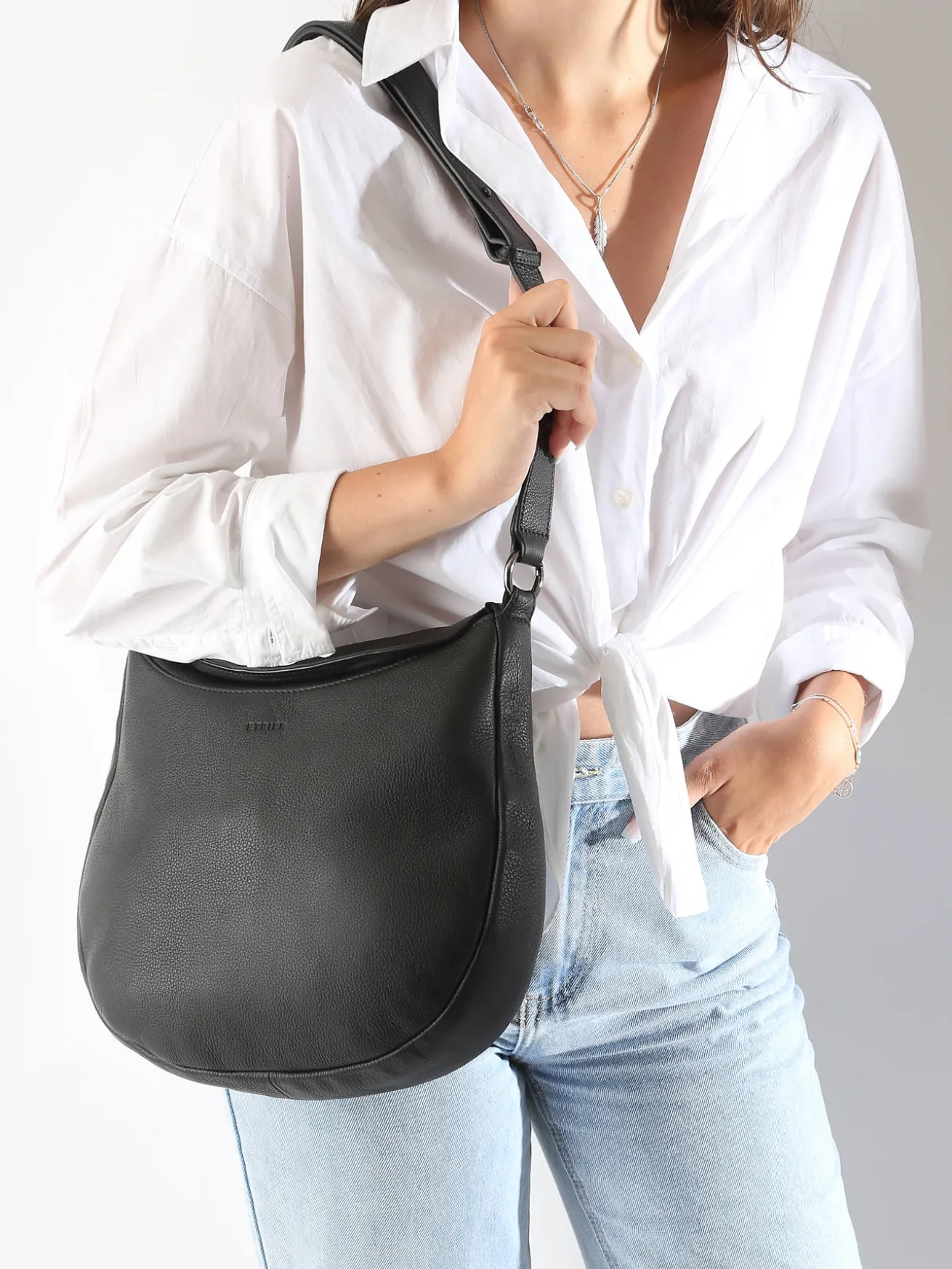 Sac porté épaule Manege cuir ETRIER