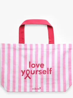 Sac porté épaule Octobre rose coton EDISAC