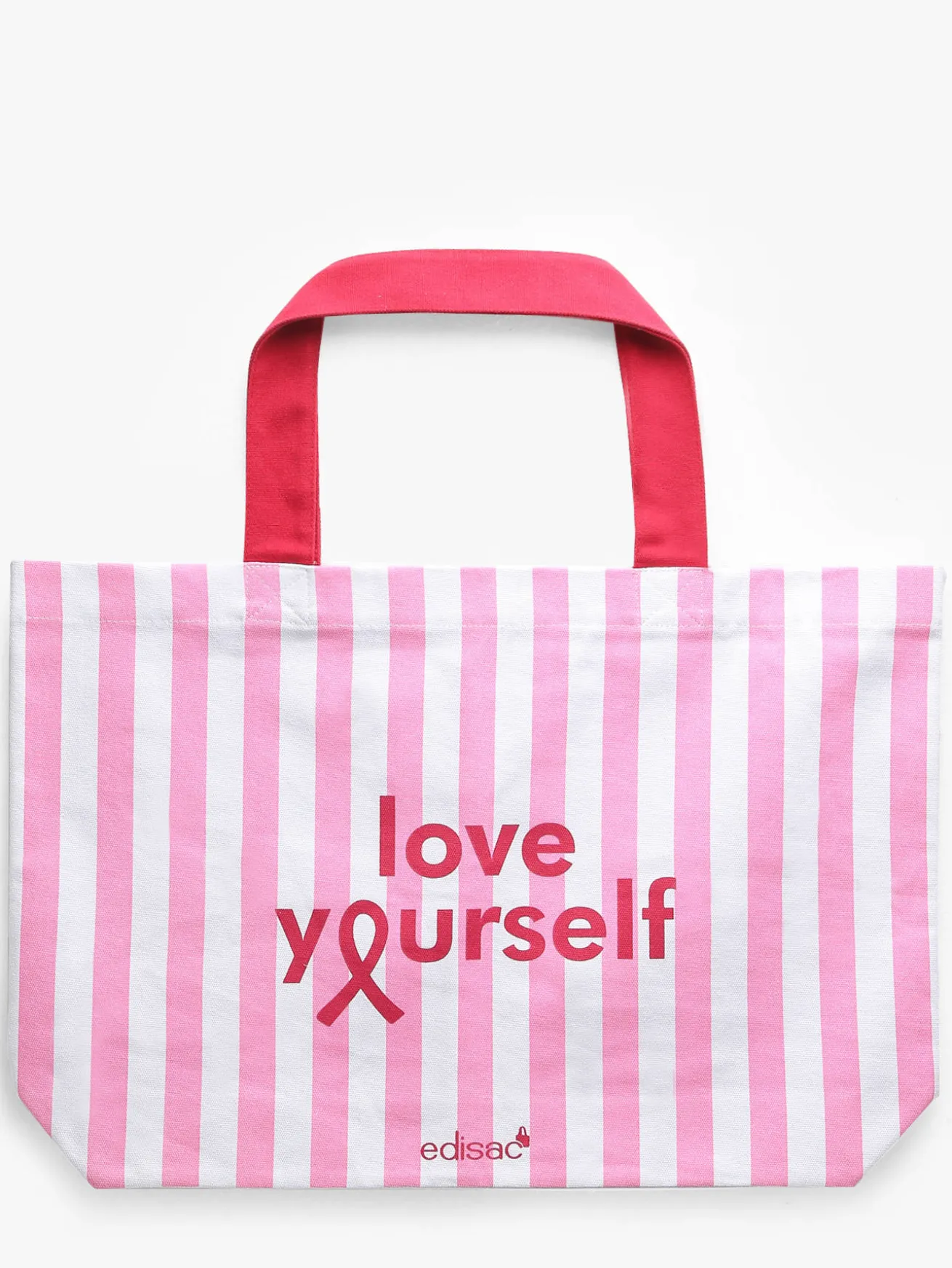 Sac porté épaule Octobre rose coton EDISAC