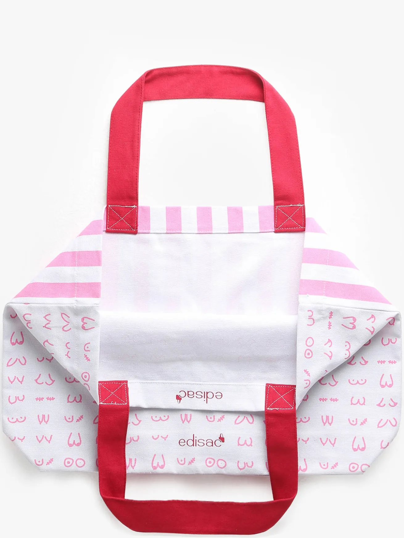 Sac porté épaule Octobre rose coton EDISAC