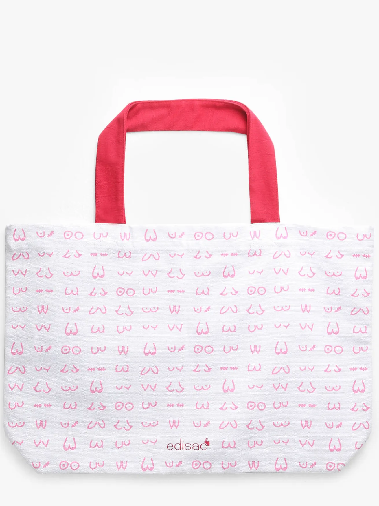 Sac porté épaule Octobre rose coton EDISAC