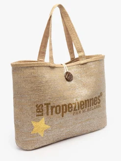 sac porté épaule Panama papier LES TROPEZIENNES
