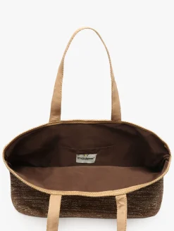 sac porté épaule Panama papier LES TROPEZIENNES