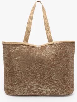 sac porté épaule Panama papier LES TROPEZIENNES