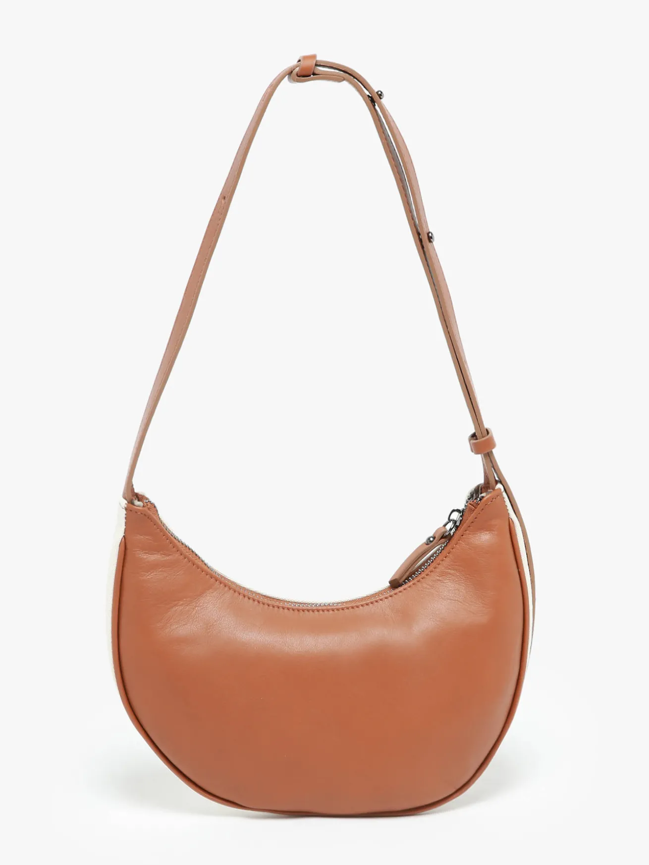 Sac porté épaule S Sosoomao coton et cuir ETRIER