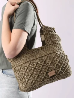 Sac porté épaule Tanaisie jute WOOMEN