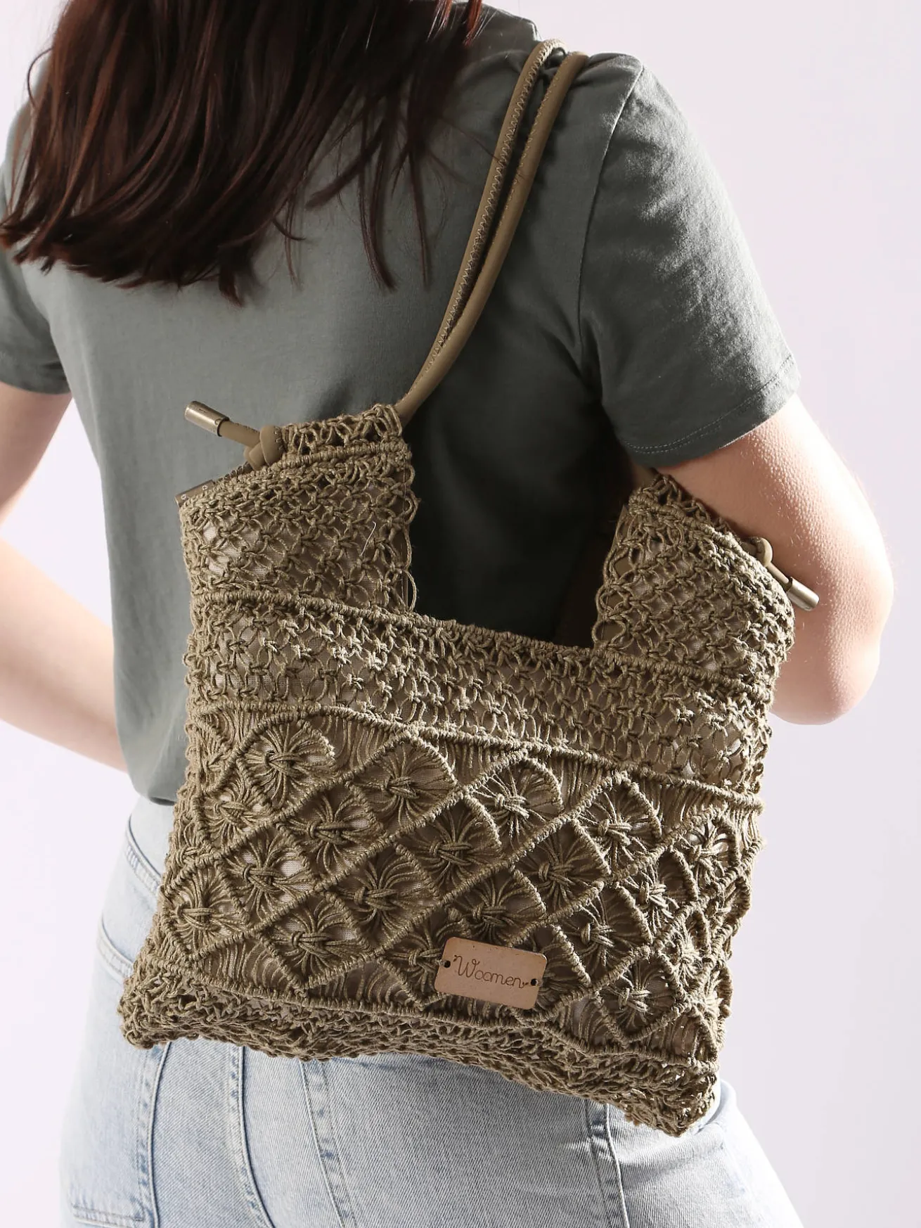 Sac porté épaule Tanaisie jute WOOMEN