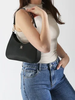 sac porté épaule Th logotape TOMMY HILFIGER