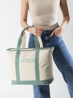 sac porté épaule Th summer coton TOMMY HILFIGER