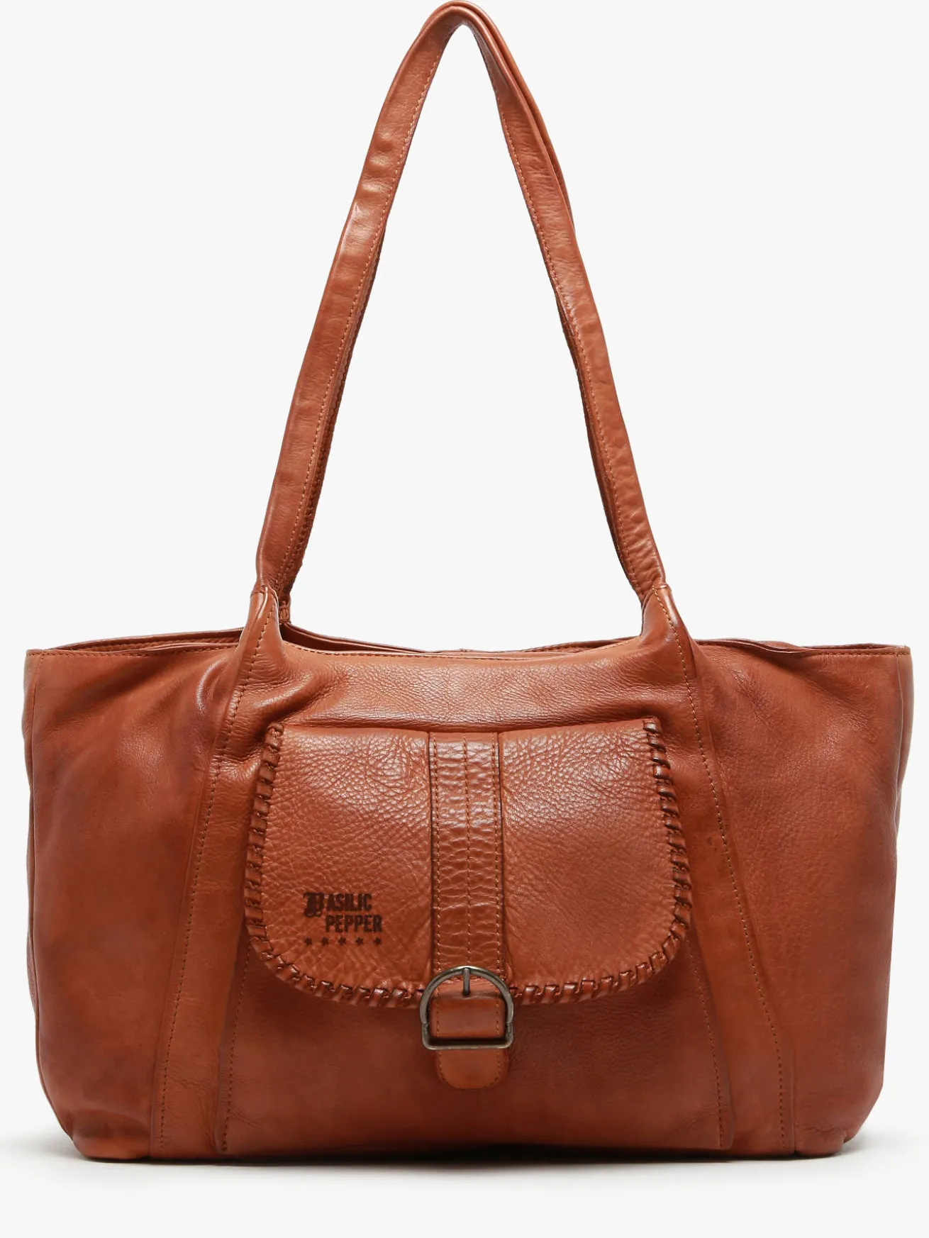 sac porté épaule Utility cuir BASILIC PEPPER
