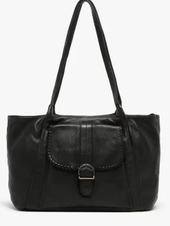 sac porté épaule Utility cuir BASILIC PEPPER
