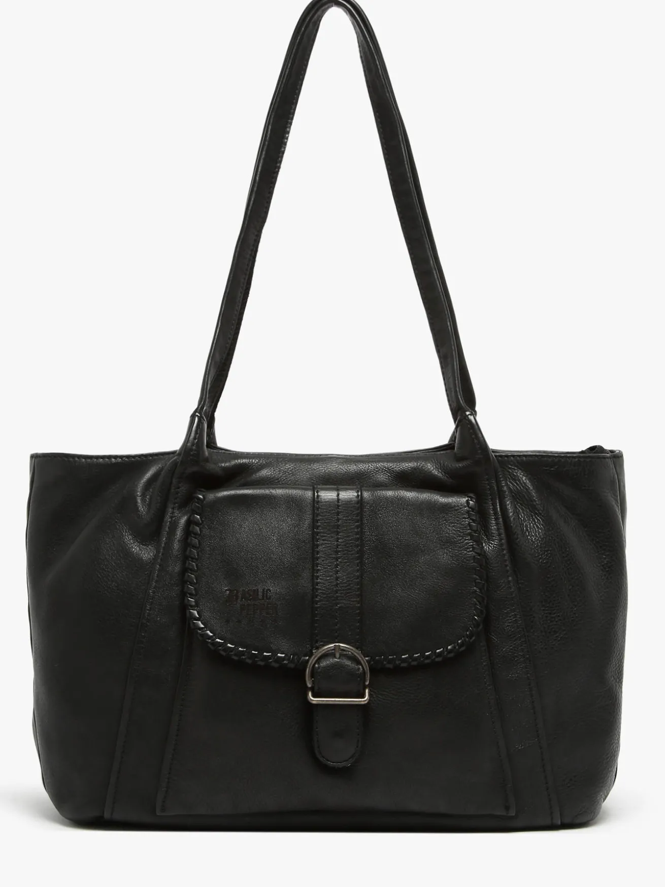 sac porté épaule Utility cuir BASILIC PEPPER