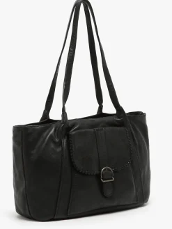 sac porté épaule Utility cuir BASILIC PEPPER