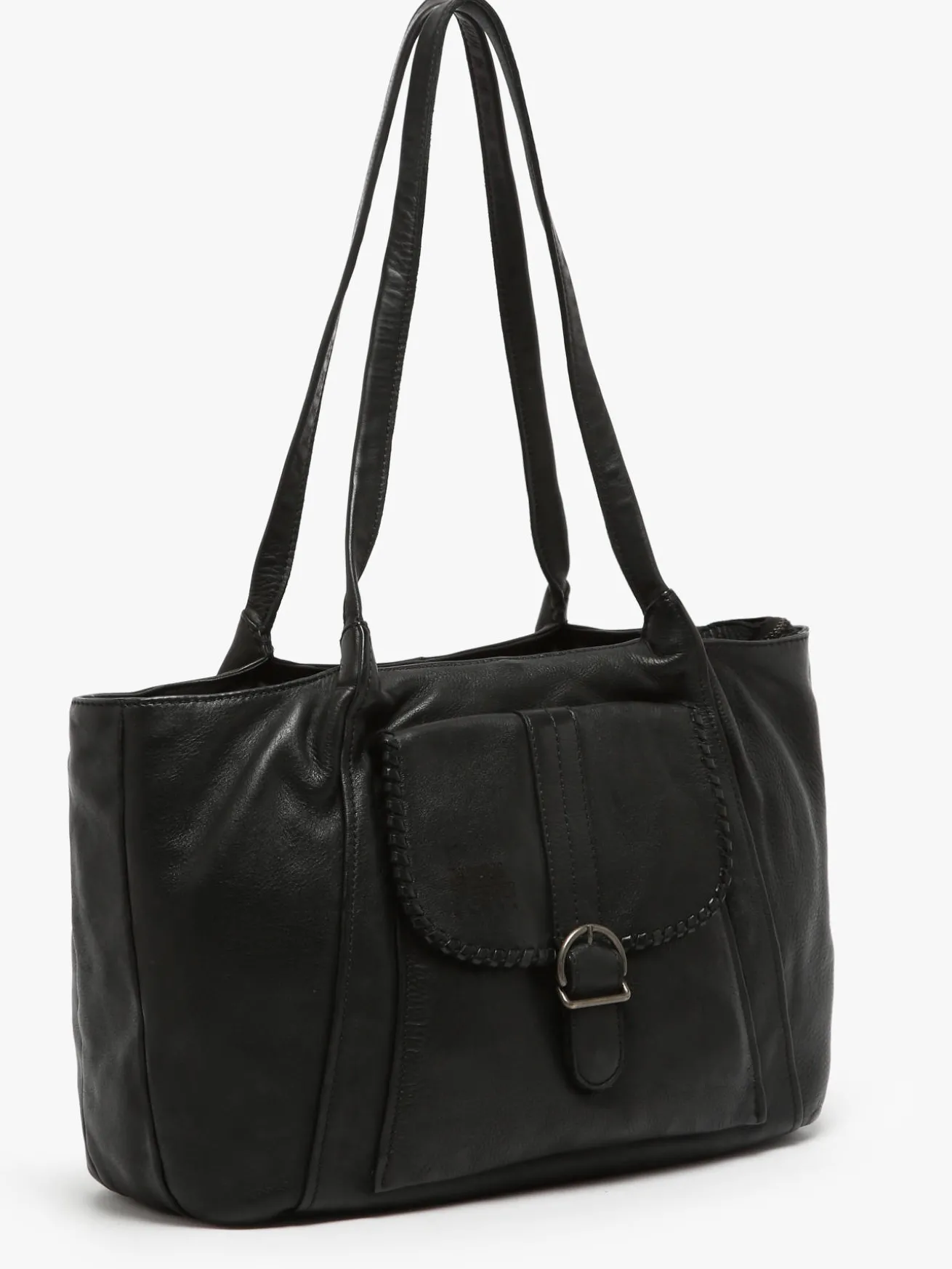 sac porté épaule Utility cuir BASILIC PEPPER