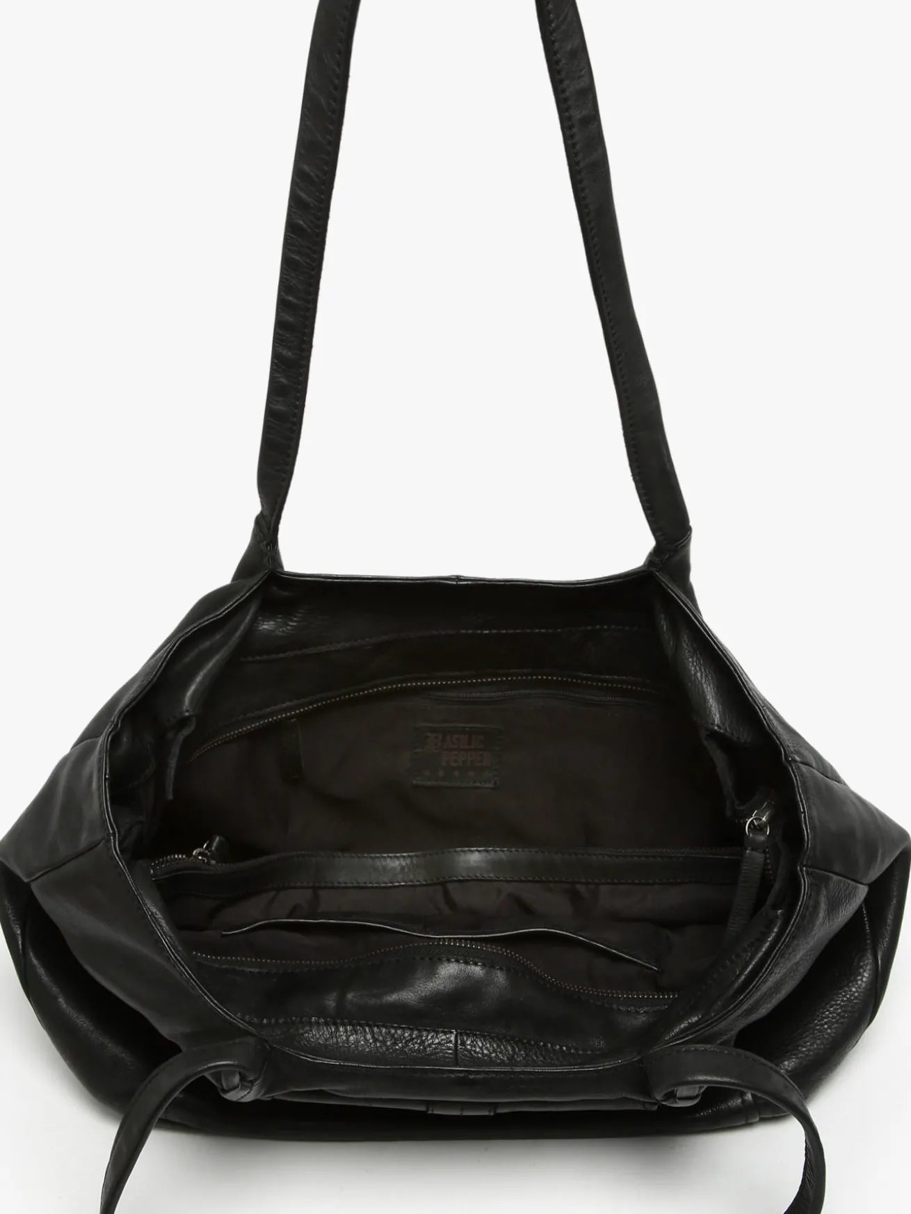 sac porté épaule Utility cuir BASILIC PEPPER