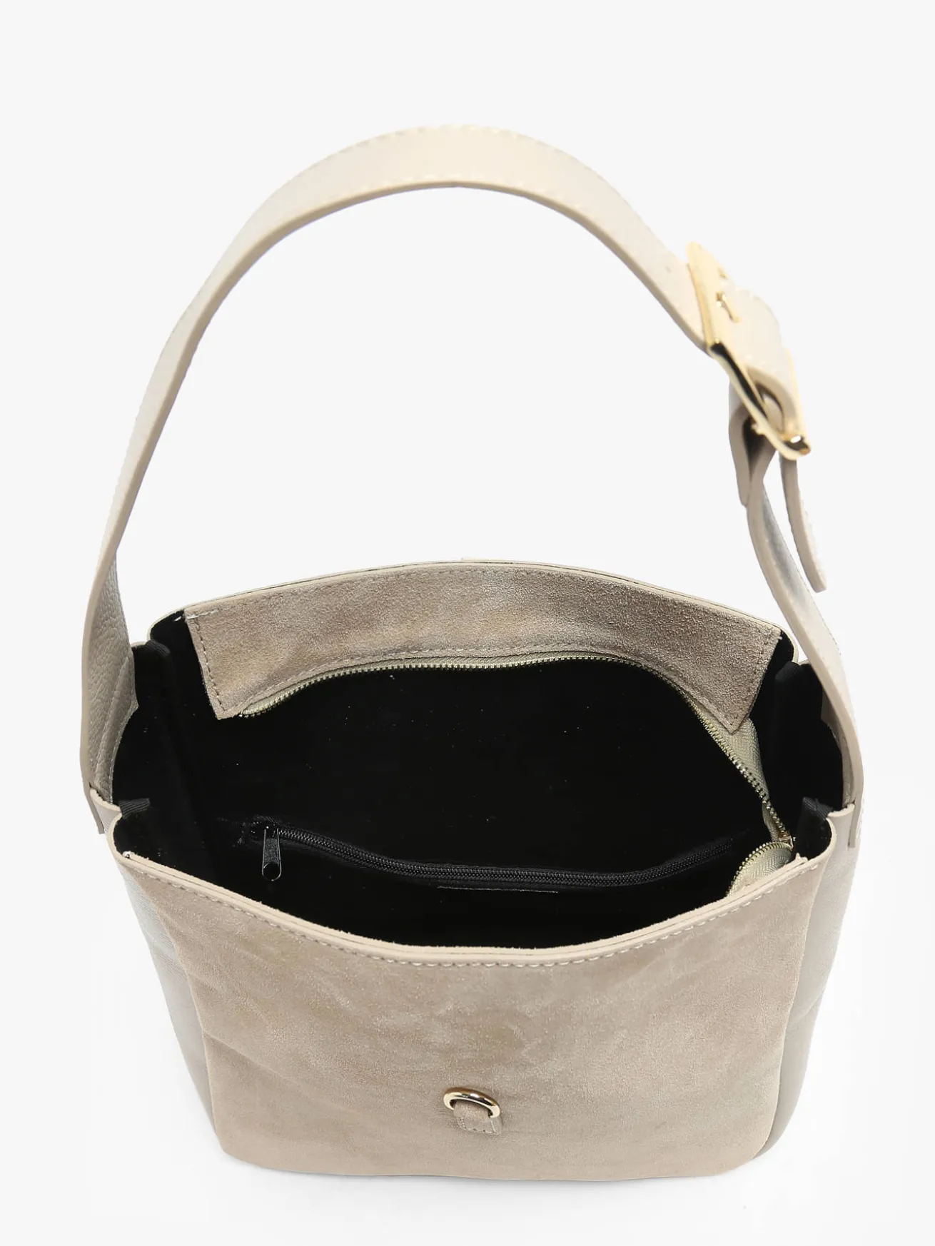 Sac porté épaule Velvet caviar cuir MILANO