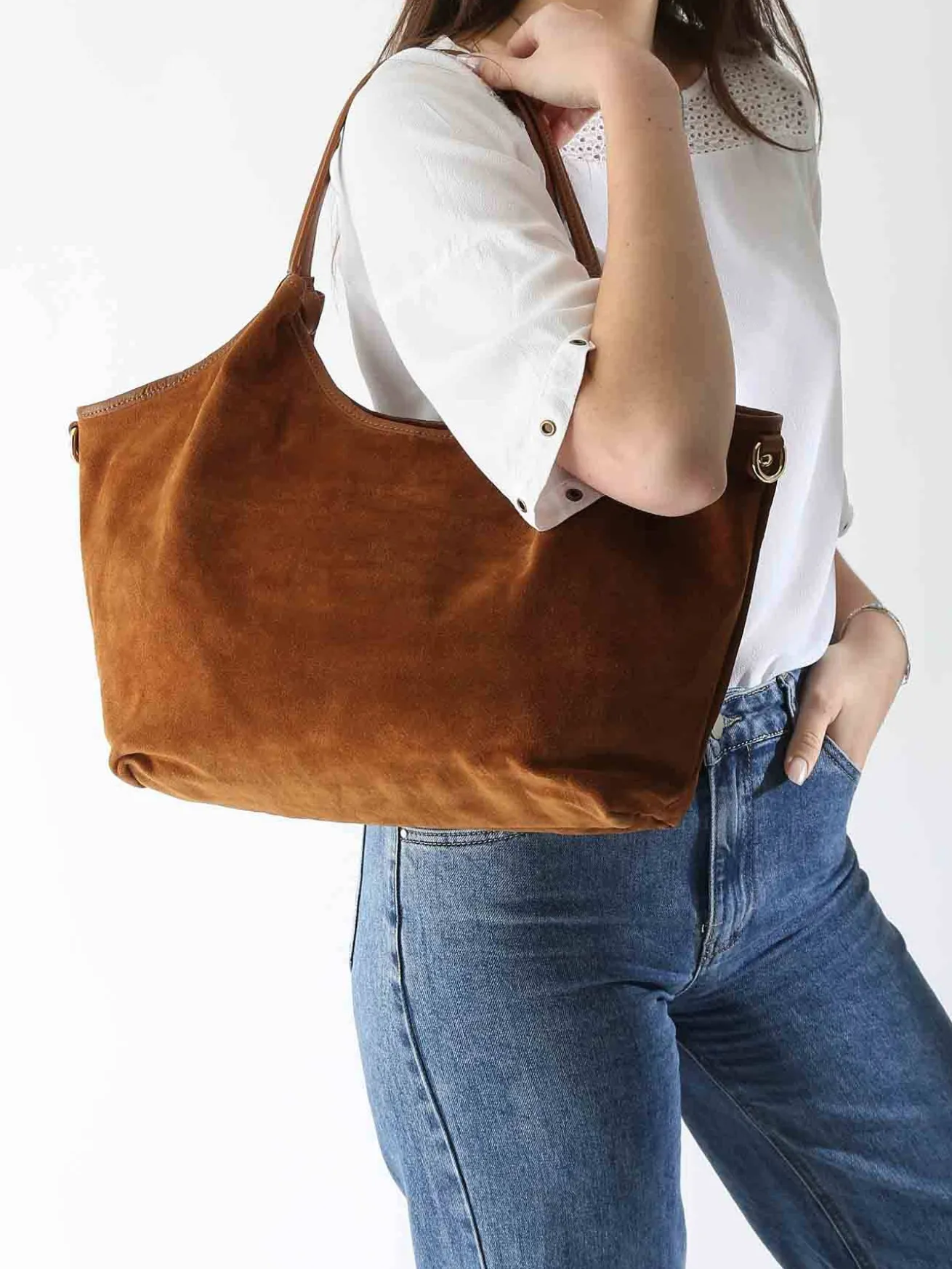 sac porté épaule Velvet caviar cuir MILANO