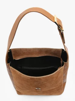 Sac porté épaule Velvet caviar cuir MILANO