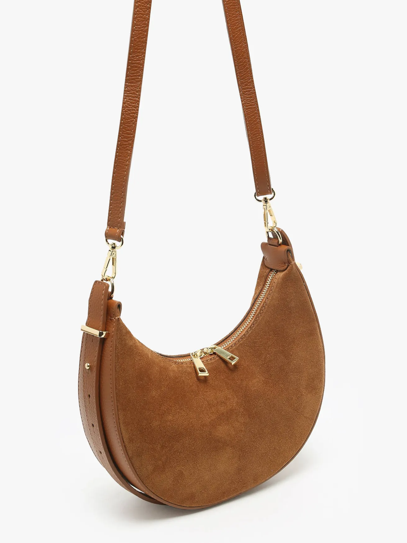 Sac porté épaule Velvet caviar cuir MILANO