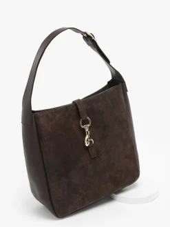 Sac porté épaule Velvet caviar cuir MILANO