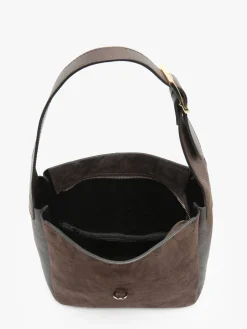 Sac porté épaule Velvet caviar cuir MILANO