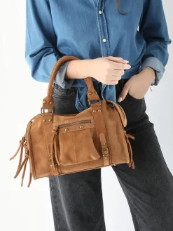 sac porté épaule Velvet cuir MILANO